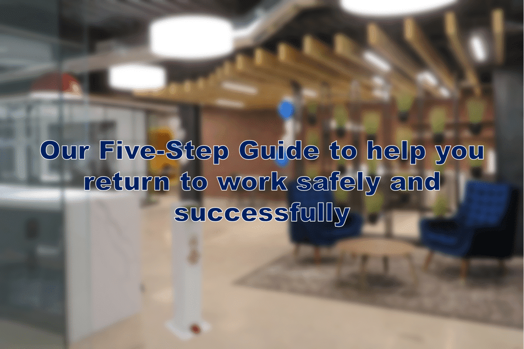 "Our Five-Step Guide to help you return to work safely and successfully"