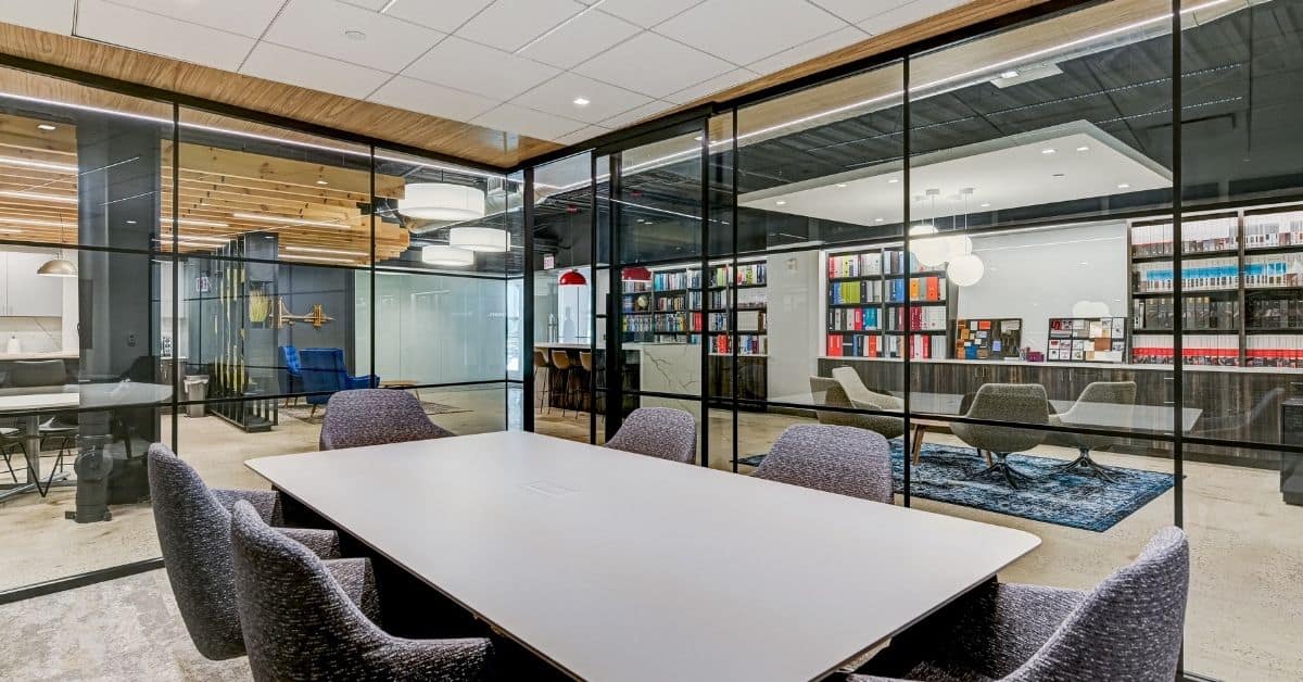 The Modern Office Design Concept of Glass Walls