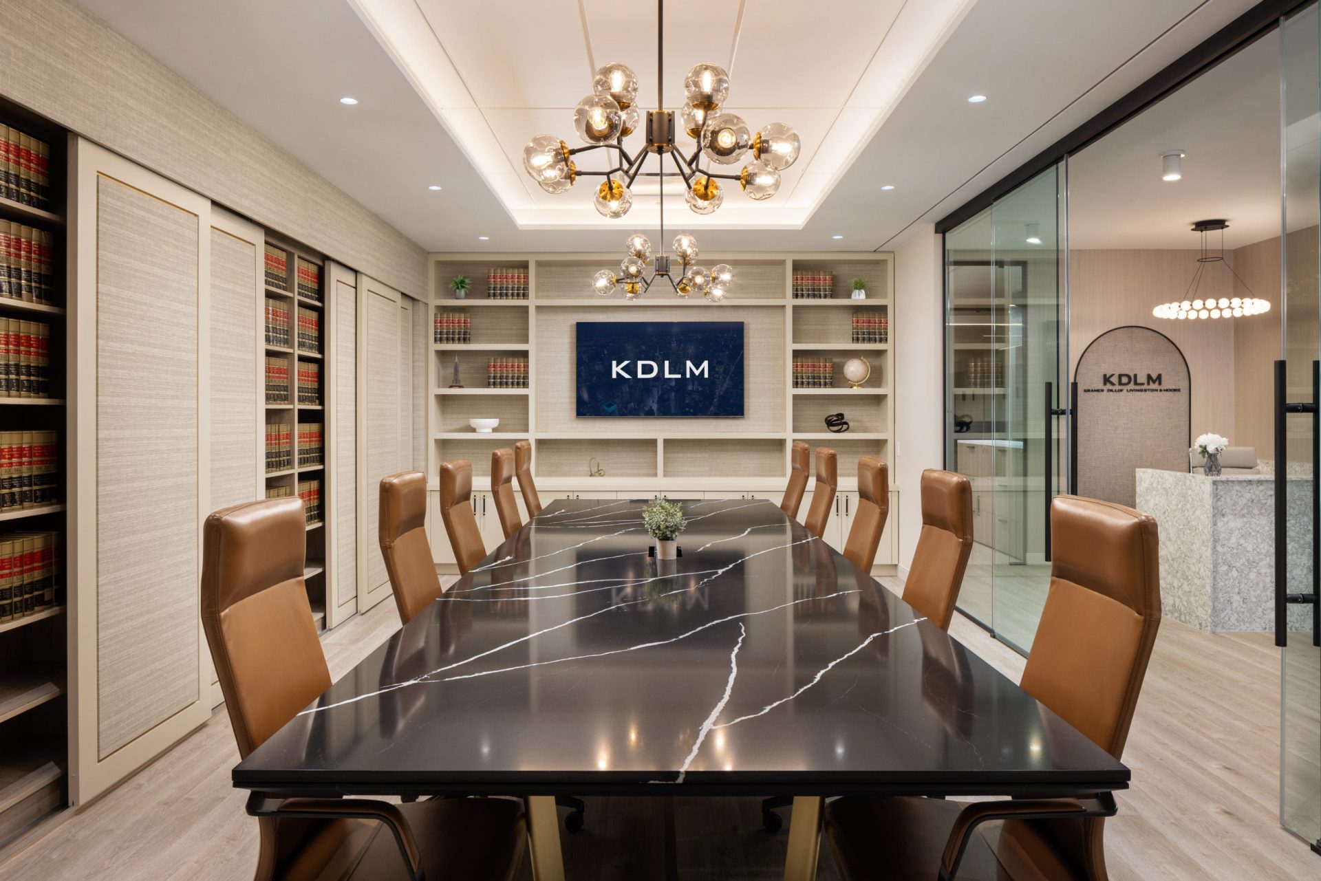 Redesigned Boardroom for KDLM Law Firm