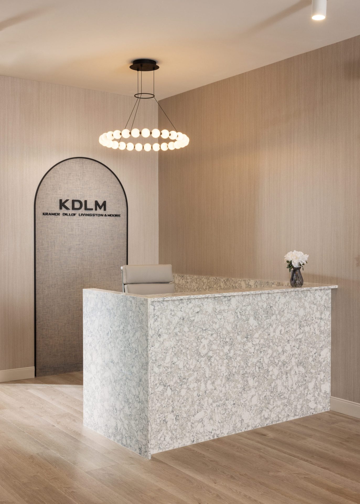 Kramer Dillof Livingston & Moore, NYC Newly designed entryway to impress clients