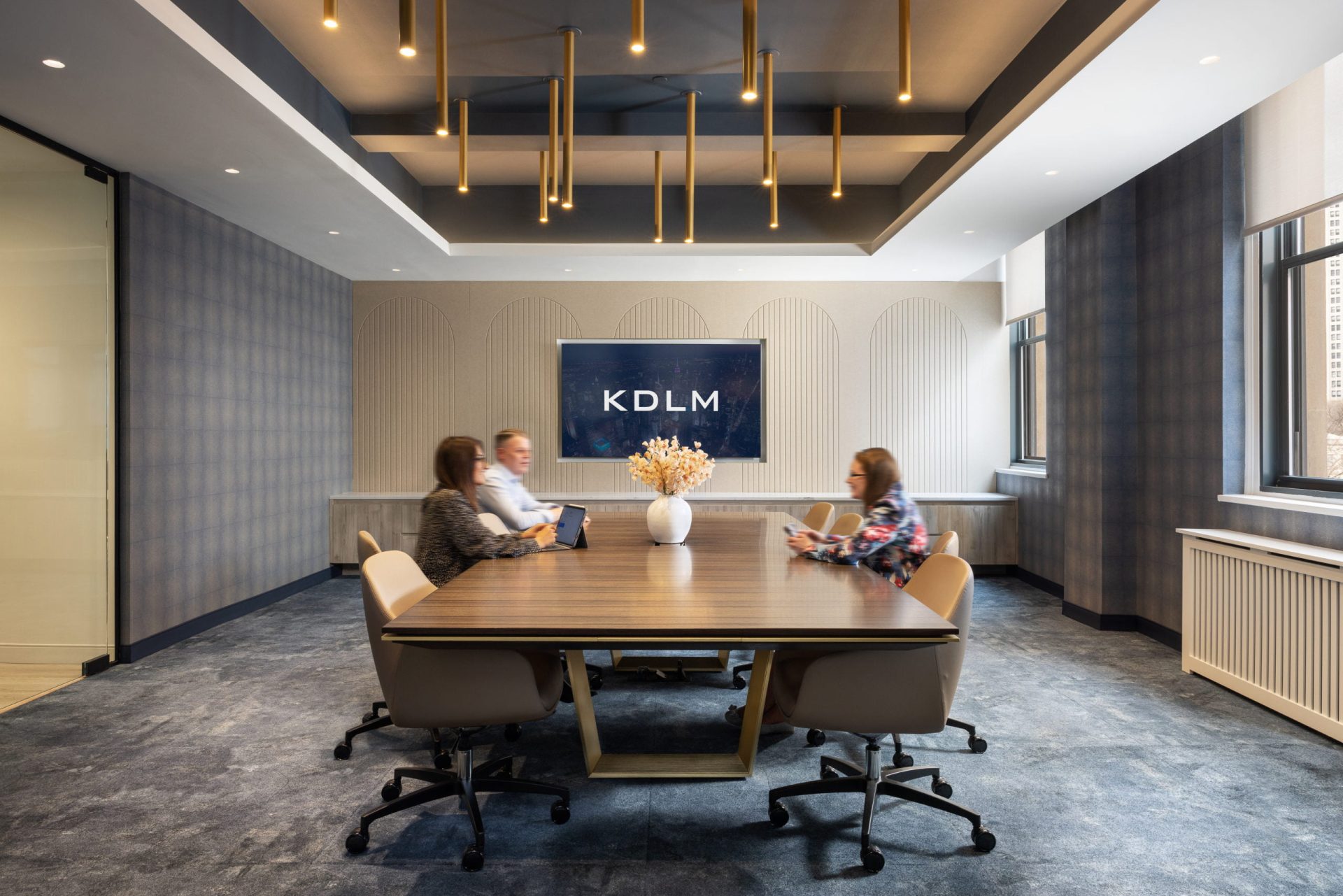 Boardroom at KDLM which was recently renovated and updated