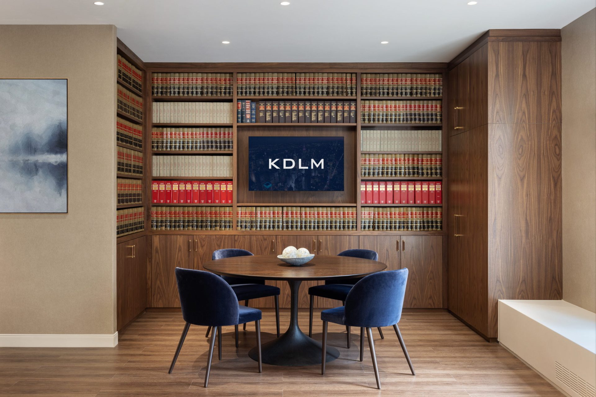 A section of a Law Firm's Redesigned Office