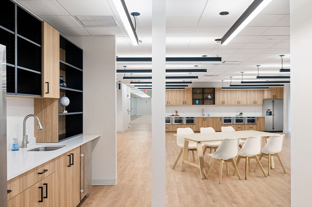 Pharmaceuticals project image of lunch room