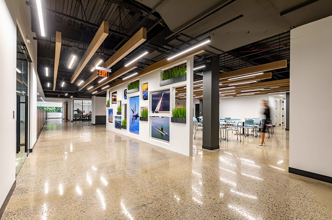 Canteen area in an office